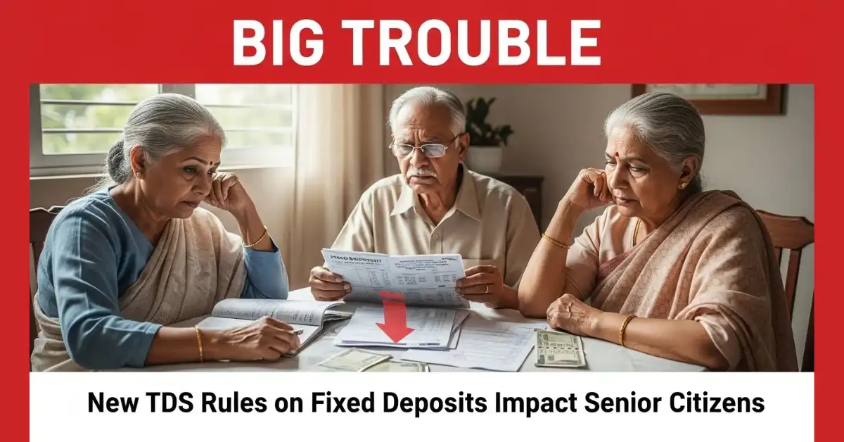 Big Trouble: New TDS Rules on Fixed Deposits Will Impact Senior Citizens in 2026