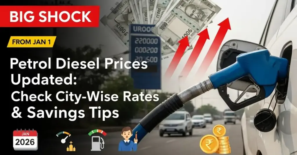 Petrol Diesel Prices Updated – Check City-Wise Rates and Savings Tips