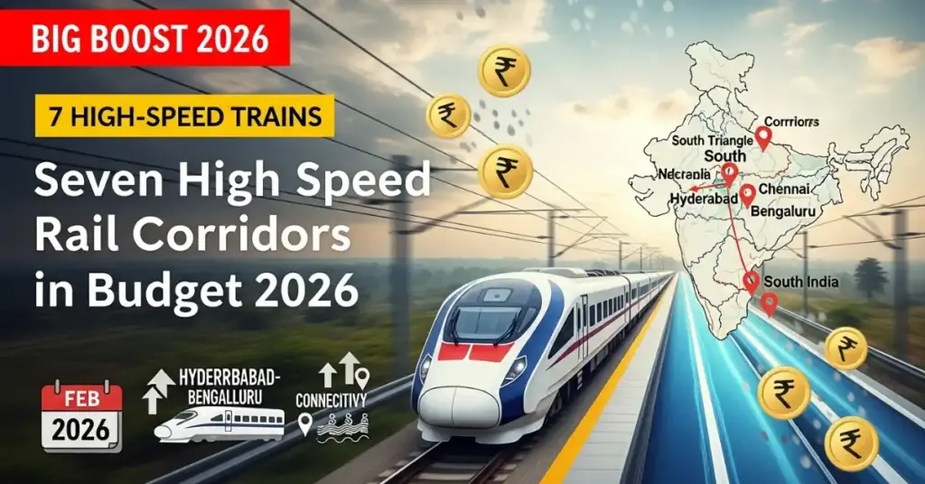 Seven High-Speed Rail Corridors in Budget 2026